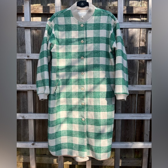 The Great Long Plaid Bomber Jacket - Picture 4 of 12